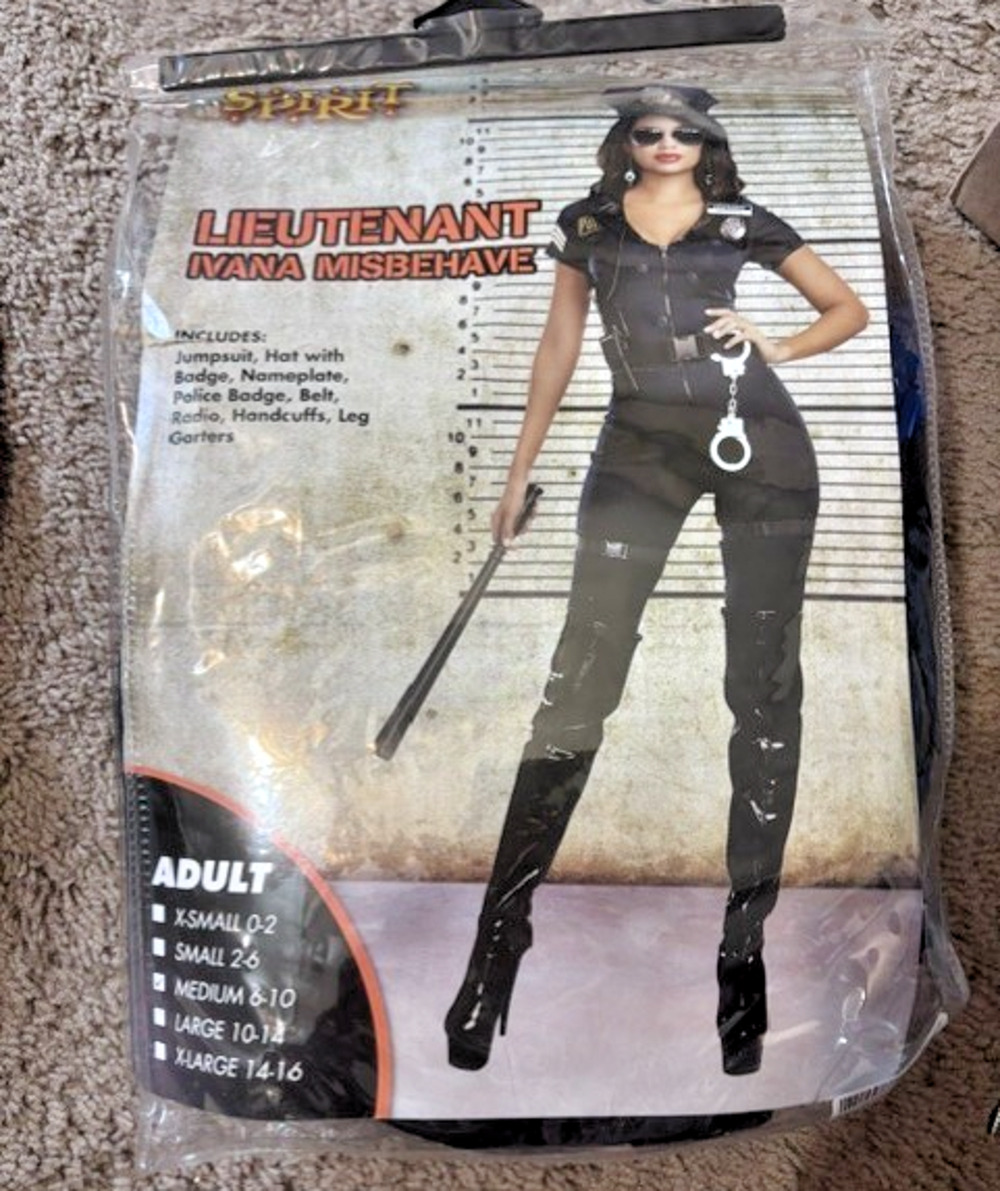 NWT Dreamgirl Adult Sexy Police Officer Costume for Women, Lieutenant SZ M